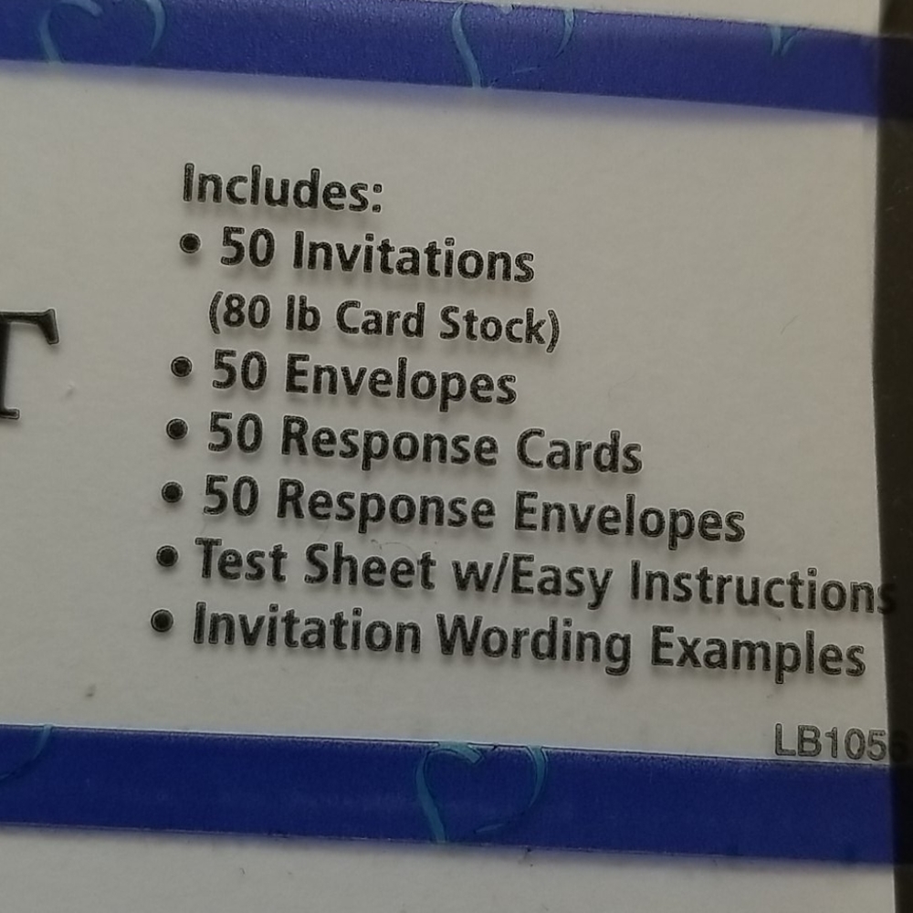 Wedding Invitations kit - Picture 3 of 5